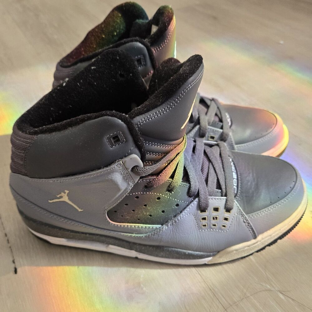 NIKE AIR JORDAN Basketball Shoes SC-1 Game Sports Athletic Hightop Men 9.5 Gray